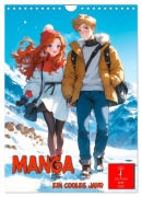 Manga - ein cooles Jahr (Wandkalender 2025 DIN A4 hoch), CALVENDO Monatskalender - Peter Roder
