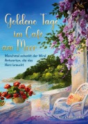 Cover-Bild zum Titel 'Goldene Tage im Café am Meer' von 'Clara Morgenfeld'