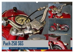 Puch 250 SGS Motorrad - Oldie aus Österreich (Wandkalender 2025 DIN A2 quer), CALVENDO Monatskalender - Ingo Laue
