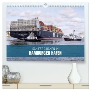 Cover-Bild zum Titel 'Schiffe gucken im Hamburger Hafen (hochwertiger Premium Wandkalender 2026 DIN A2 quer), Kunstdruck in Hochglanz' von 'Ralph Kerpa'