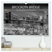 Cover-Bild zum Titel 'BROOKLYN BRIDGE Das Wahrzeichen von New York City (hochwertiger Premium Wandkalender 2026 DIN A2 quer), Kunstdruck in Hochglanz' von 'Melanie Viola'
