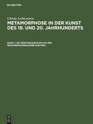 Cover-Bild zum Titel 'Die Wirkungsgeschichte der Metamorphosenlehre Goethes' von 'Christa Lichtenstern'