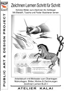 Cover-Bild zum Titel 'PADP-Script 11: Zeichnen lernen Schritt für Schritt - Schöne Bilder zum Zeichnen für Anfänger - Mit Bleistift, Tusche und Feder illustrieren lernen' von ''