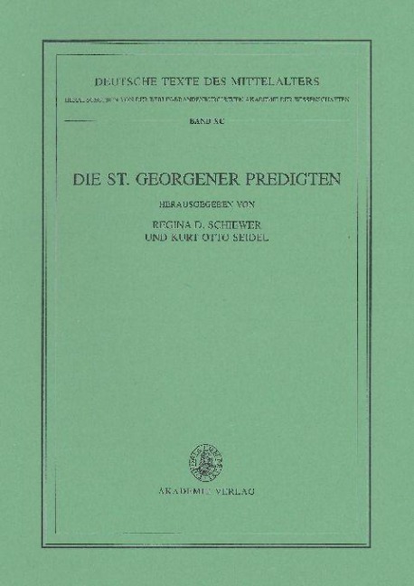 Die St. Georgener Predigten - 