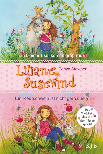 Liliane Susewind. Ein kleiner Esel kommt groß raus & Ein Meerschwein ist nicht gern allein. (Doppelband 1 & 2 für jüngere Leser) - Tanya Stewner