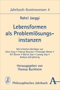 Cover-Bild zum Titel 'Lebensformen als Problemlösungsinstanzen' von 'Rahel Jaeggi'