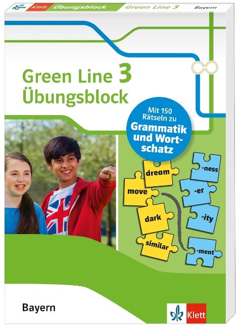 Green Line 3 Bayern Klasse 7 - Übungsblock zum Schulbuch - 