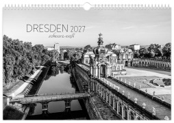 Cover-Bild zum Titel 'Kalender Dresden schwarz / weiß 2027' von 'Peter Schubert'