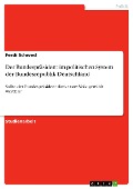 Cover-Bild zum Titel 'Der Bundespräsident im politischen System der Bundesrepublik Deutschland' von 'Ferdi Schwed'