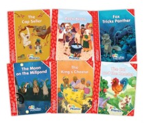 Cover-Bild zum Titel 'Jolly Phonics Folktales Red Readers (Level 1) Complete Set (1-6)' von 'Emily Guille-Marrett'