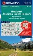KOMPASS Wanderkarte 070 Naturpark Adamello-Brenta Geopark / Parco Naturale Adamello-Brenta Geopark 1:40.000 - 