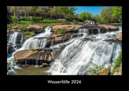 Cover-Bild zum Titel 'Wasserfälle 2026 Fotokalender DIN A3' von 'Tobias Becker'