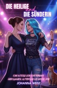 Cover-Bild zum Titel 'Die Heilige und die Sünderin: Eine witzige lesbische Romance über Glauben, Glitzer und die große Liebe' von 'Johanna Weisz'