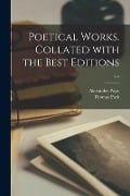 Cover-Bild zum Titel 'Poetical Works. Collated With the Best Editions; 3-4' von 'Alexander Pope, Thomas Park'