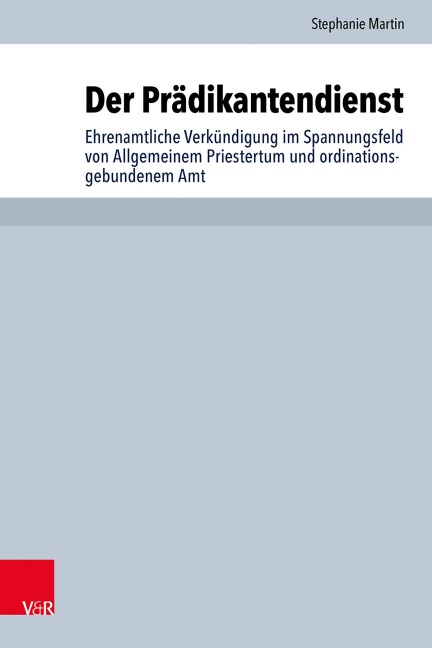 Der Prädikantendienst - Stephanie Martin