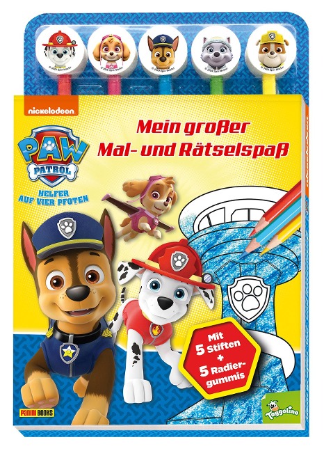 PAW Patrol: Mein großer Mal- und Rätselspaß - 