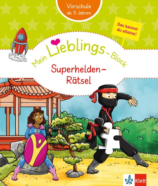 Klett Mein Lieblings-Block: Superhelden-Rätsel - 