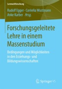 Cover-Bild zum Titel 'Forschungsgeleitete Lehre in einem Massenstudium' von ''