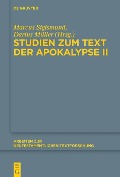 Studien zum Text der Apokalypse II - 