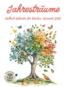 Cover-Bild zum Titel 'Jahresträume - Malbuch-Kalender für kreative Momente 2025' von ''