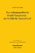 Cover-Bild zum Titel 'Das ordnungspolitische Modell Neuseelands - ein Vorbild für Deutschland?' von 'Andreas Knorr'