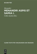 Cover-Bild zum Titel 'Menandri Aspis et Samia I.' von 'Menander'