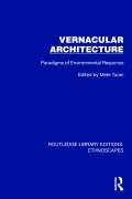 Cover-Bild zum Titel 'Vernacular Architecture' von ''