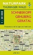 Wanderkarte Schneekopf/Gehlberg/Gräfenroda 1:30 000 - 