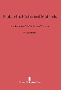 Cover-Bild zum Titel 'Plutarch's Historical Methods' von 'Philip A. Stadter'