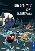 Cover-Bild zum Titel 'Die drei ??? Kids, 98, Die Geisterpferde (drei Fragezeichen Kids)' von 'Ulf Blanck'