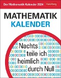 Der Mathematik-Kalender Tagesabreißkalender 2024 - Matthias Delbrück, Carsten Heinisch