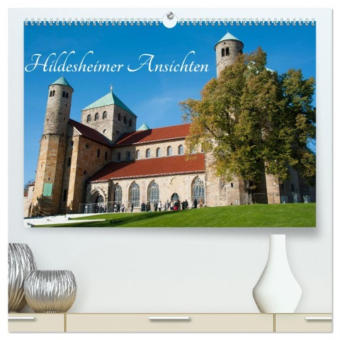 Hildesheimer Ansichten (hochwertiger Premium Wandkalender 2025 DIN A2 quer), Kunstdruck in Hochglanz - Frauke Scholz