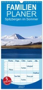 Cover-Bild zum Titel 'Familienplaner 2027 - Spitzbergen im Sommer mit 5 Spalten (Wandkalender, 21 x 45 cm) CALVENDO' von 'Bruno Pohl'