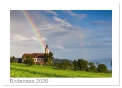 Cover-Bild zum Titel 'Bodensee 2026 (Wandkalender 2026 DIN A2 quer), CALVENDO Monatskalender' von 'Kalender. Com Kalender365. Com'