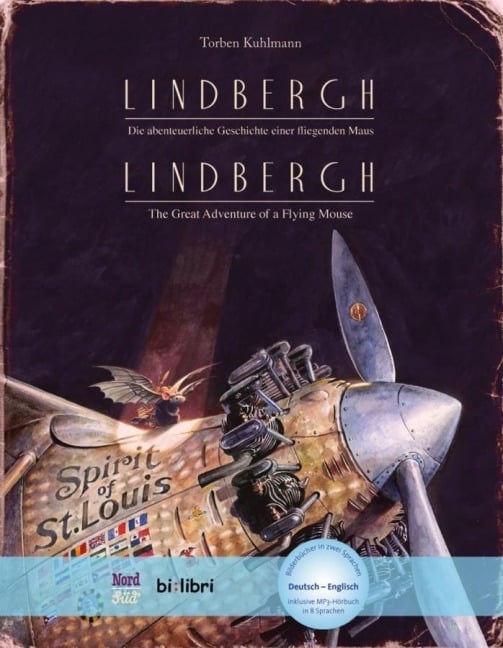 Lindbergh. Kinderbuch Deutsch-Englisch mit MP3-Hörbuch zum Herunterladen - Torben Kuhlmann