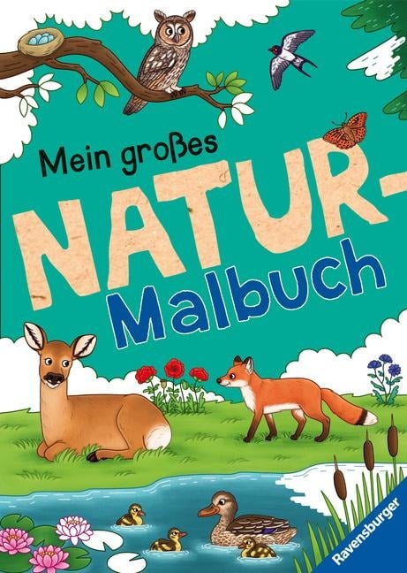 Mein großes Natur-Malbuch - Christina Berens