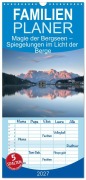 Cover-Bild zum Titel 'Familienplaner 2027 - Magie der Bergseen - Spiegelungen im Licht der Berge mit 5 Spalten (Wandkalender, 21 x 45 cm) CALVENDO' von 'Patrick Weinhold'