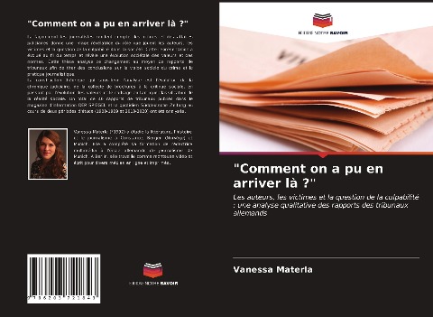 "Comment on a pu en arriver là ?" - Vanessa Materla