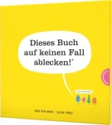 Cover-Bild zum Titel 'Dieses Buch auf keinen Fall ablecken! (Es ist voller Bakterien)' von 'Idan Ben-Barak'