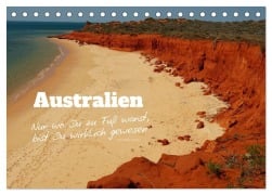 Cover-Bild zum Titel 'Australien - "Nur wo Du zu Fuß warst, bist Du wirklich gewesen" (Tischkalender 2026 DIN A5 quer), CALVENDO Monatskalender' von 'Thomas Daum'