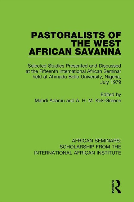 Pastoralists of the West African Savanna - 