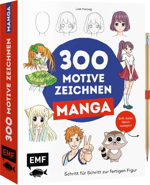 300 Motive zeichnen - Manga - Lise Herzog