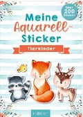 Cover-Bild zum Titel 'Meine Aquarell-Sticker - Tierkinder' von ''