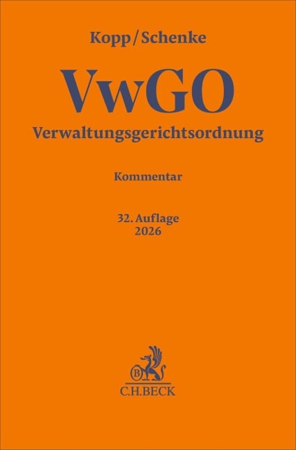 Verwaltungsgerichtsordnung. VwGO - 