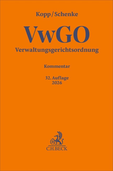 Verwaltungsgerichtsordnung. VwGO - 