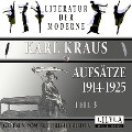 Cover-Bild zum Titel 'Aufsätze 1914-1925 - Teil 3' von 'Karl Kraus'