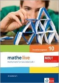 mathe live. Arbeitsheft mit Lösungsheft Erweiterungskurs 10. Schuljahr. Allgemeine Ausgabe - 