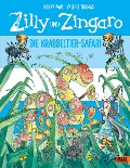 Cover-Bild zum Titel 'Zilly und Zingaro. Die Krabbeltier-Safari' von 'Korky Paul, Valerie Thomas'