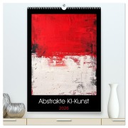 Cover-Bild zum Titel 'Abstrakte KI-Kunst (hochwertiger Premium Wandkalender 2026 DIN A2 hoch), Kunstdruck in Hochglanz' von 'Martin Rettenberger'