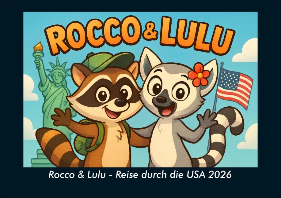Rocco & Lulu - Reise durch die USA 2026 Fotokalender DIN A4 - Kevin Heber, Tobias Schmitt